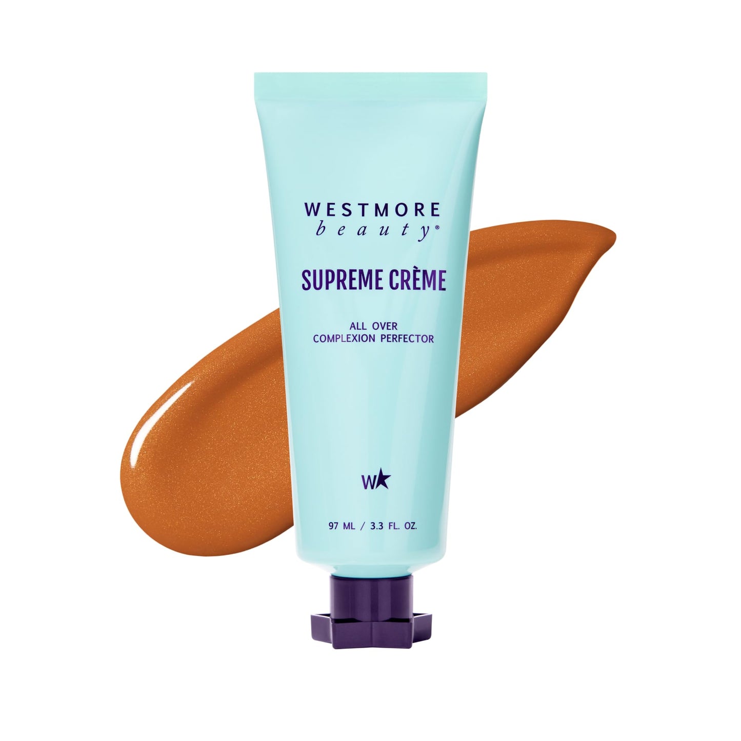 Westmore Beauty Supreme Creme All-Over Complexion Perfector – Long-Lasting CC Cream Foundation - Waterproof & Transfer-Resistant Skin Tint - 3.3 Oz Medium