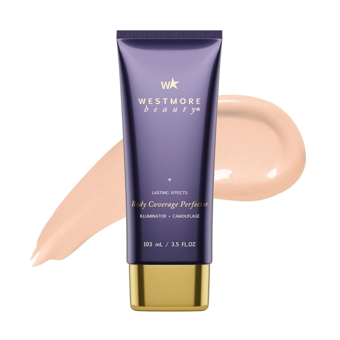 Westmore Beauty Body Coverage Perfector – Waterproof Leg & Body Makeup/Bronzer For Women - Best Tattoo Cover Up Makeup & Tattoo Concealer - 3.5 Oz Natural Radiance
