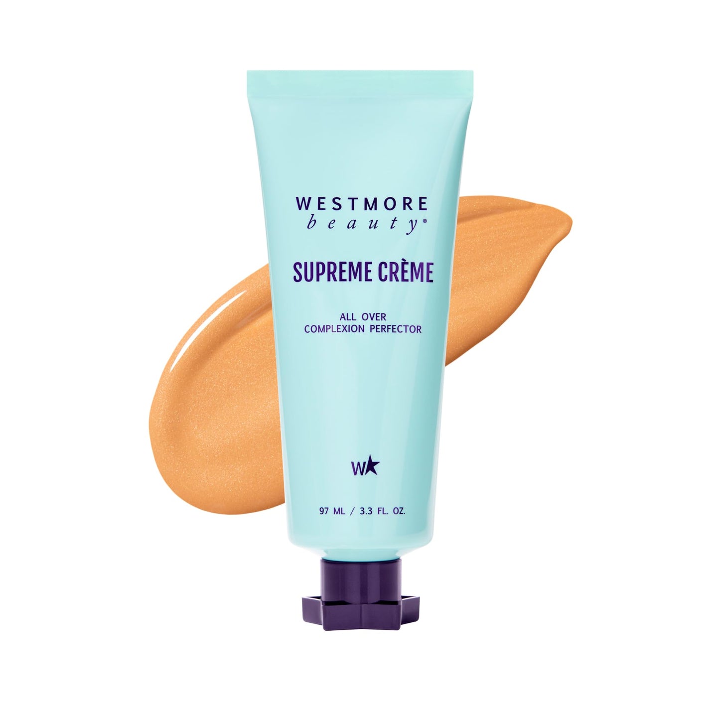 Westmore Beauty Supreme Creme All-Over Complexion Perfector – Long-Lasting CC Cream Foundation - Waterproof & Transfer-Resistant Skin Tint - 3.3 Oz Medium