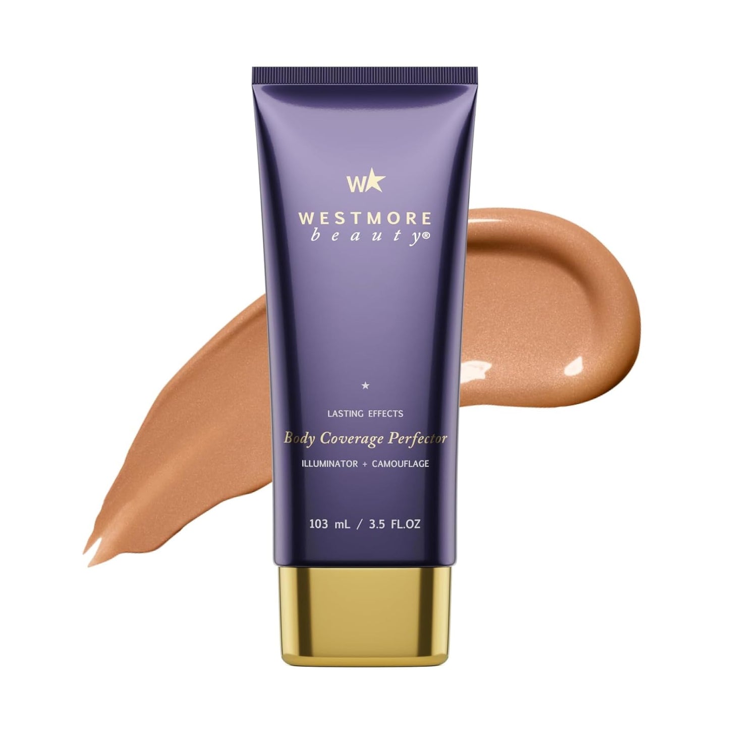 Westmore Beauty Body Coverage Perfector – Waterproof Leg & Body Makeup/Bronzer For Women - Best Tattoo Cover Up Makeup & Tattoo Concealer - 3.5 Oz Natural Radiance