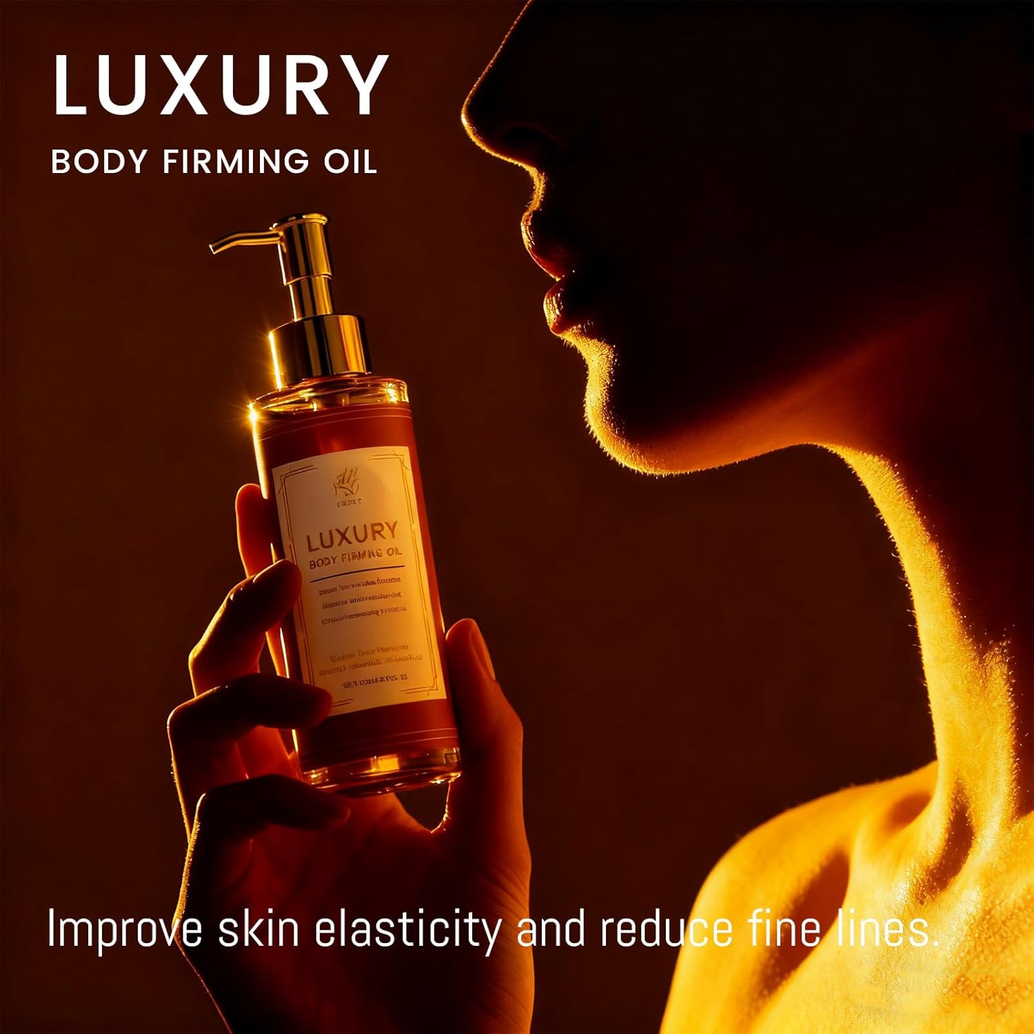 Body Firming Oil - Luxury Toning & Tightening Treatment for Crepey Skin - Hydrating, Nourishing Elixir to Improve Skin Texture & Elasticity - 120ml (1)